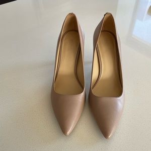 Michael Kors Leather Pump, Size 8, Nude, 3.25” Heel Height, Great Condition